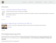 Tablet Screenshot of ipa-ooe.at